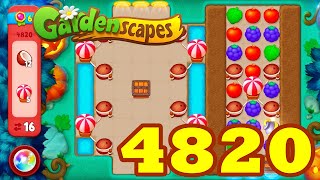 Gardenscapes Level 4820 HD Walkthrough | 3 - match game | gameplay | android | ios | GameGo Game screenshot 5