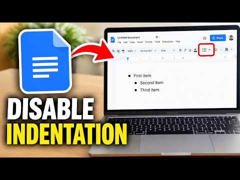 How To Turn Off Auto Indentation For Bullets In Google Docs (Step by Step)