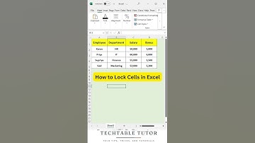 Lock Cells in Excel with This Simple Trick! 🔥 #excel #excelshorts #dataentry