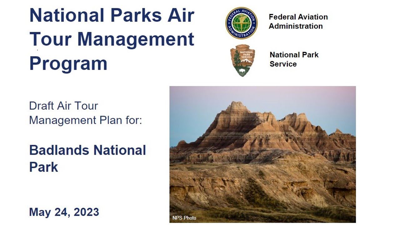 Public Meeting: Badlands National Park Air Tour Management Plan
