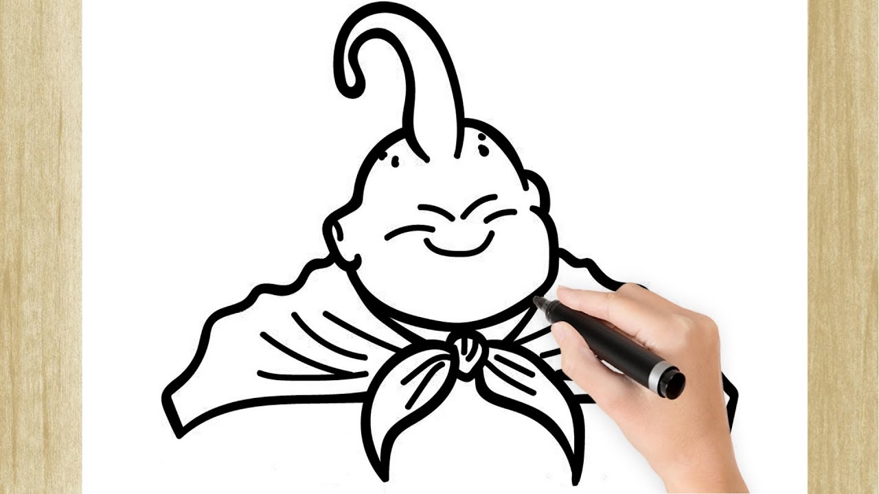 FACIL DE DESENHAR COMO DESENHAR o MAJIN BOO passo a passo 