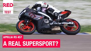 Aprilia RS 457 2024: track test of the small real supersport