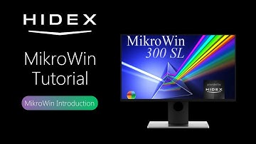 Hidex  MikroWin tutorial 1 - Intro