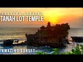 Indahnya sunset di tanah lot bali  tanah lot temple kondisi terkini tanah lot