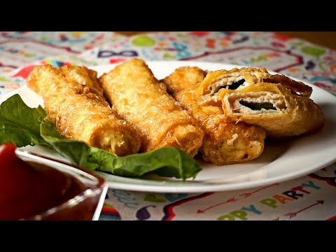 Такую вкуснятину можно готовить каждый день. Трубочки из лаваша с курицей. Вкуснота за 10 минут.