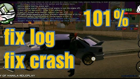 GTA sanandreas fix crash fix FC fix fps GTA sanandreas roleplay