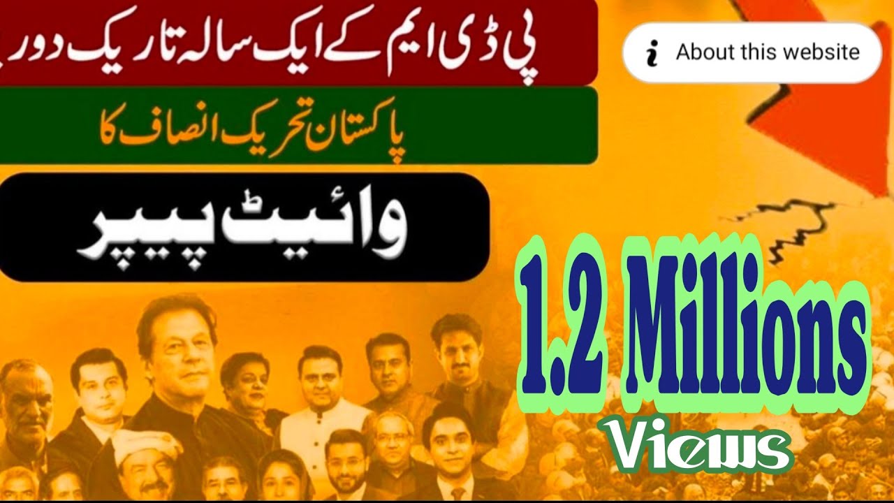 PTI White Paper Brief Discrption Part 1 Urdu 