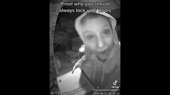 Proof why you should always lock your doors