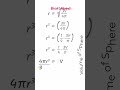 Volume of Sphere #maths #mathsfun #mathshorts #mathstricks