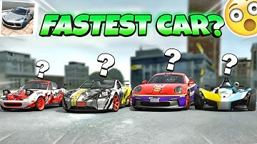 Which is the New Fastest Car?🤔| Extreme Car Driving Simulator😱|