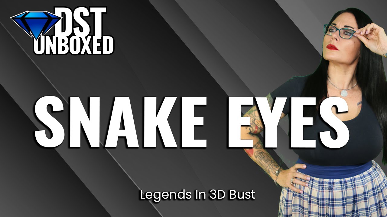 Snake Eyes Legends in 3-Dimensions Bust