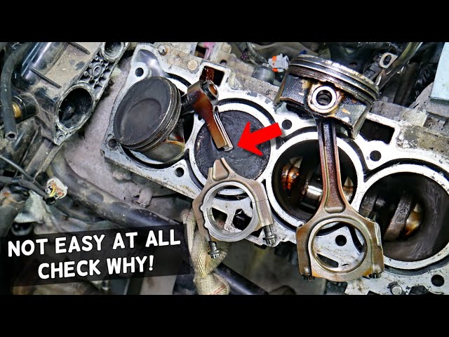 HOW TO REPLACE CONNECTING ROD ON A CAR, HOW TO REMOVE CONNECTING ROD 