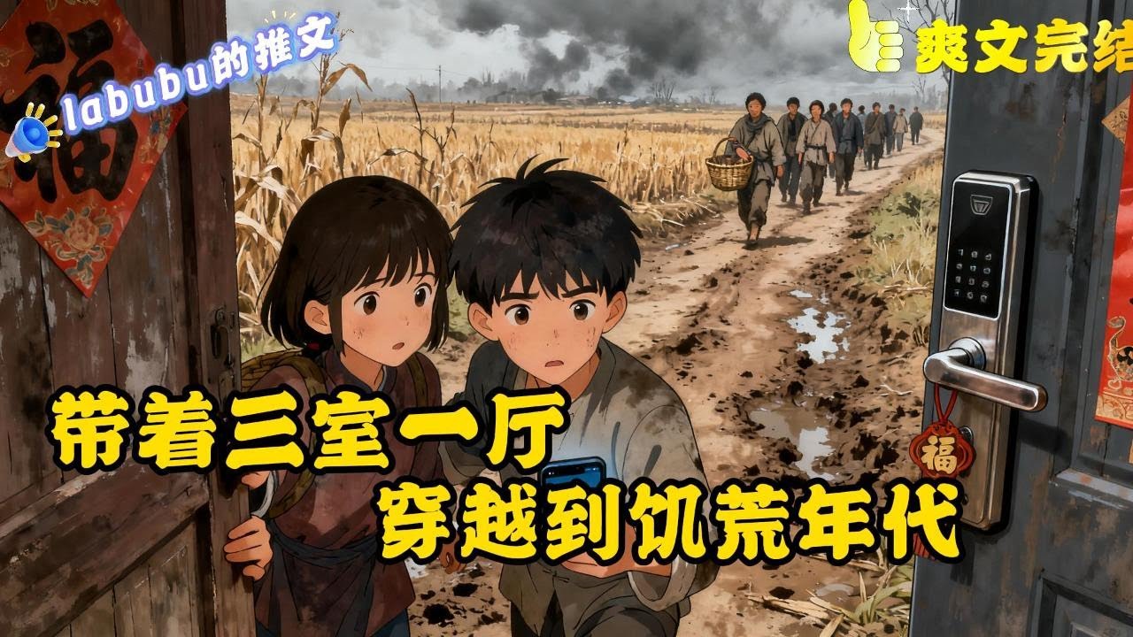 完结：一觉醒来，谢苗苗发现自己和弟弟两人竟然穿越到了饥荒年代，而且好死不死的居然还被赶出了家门…… 好在老天爷待他们姐弟不薄，他们那住了二十几年的三室一厅也跟着一起来了！#逃荒#空间#穿越#种田