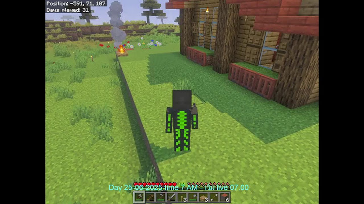 สร้างบ้าน minecraft วันที่ 7 - บ้านไม้ Oak house ช่อง base tutorials