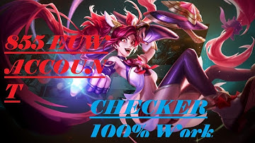 LOL ACCOUNT CHECKER 100% WORK WITH 855 acc EUW !!