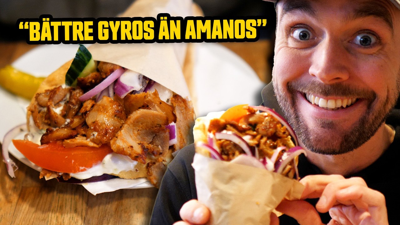 GREKISK GYROS i Malmö 🇬🇷 - Davidshalls Pizzeria 🌯