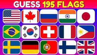 Guess All 195 Country Flags 2026 | Ultimate Flag Quiz Challenge 🌍 Can You Score 100%?
