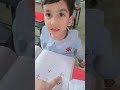 A 4 year old student confidently recognises the small cursive alphabets👏🔤