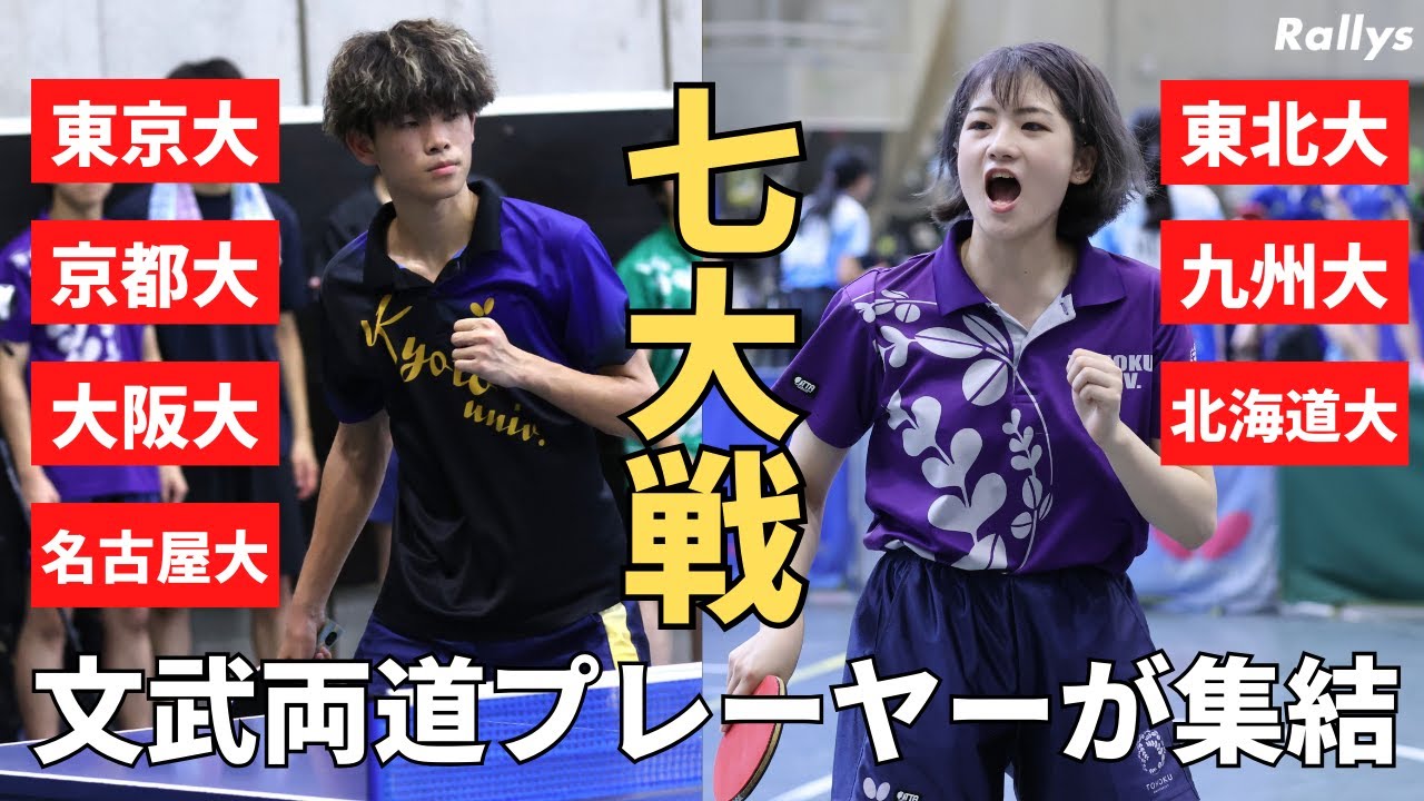 【七大戦2023】全国経験者も多数参戦！北海道大・東北大・東京大・名古屋大・京都大・大阪大・九州大の“文武両道選手”が大学の威信をかけた団体戦に臨む