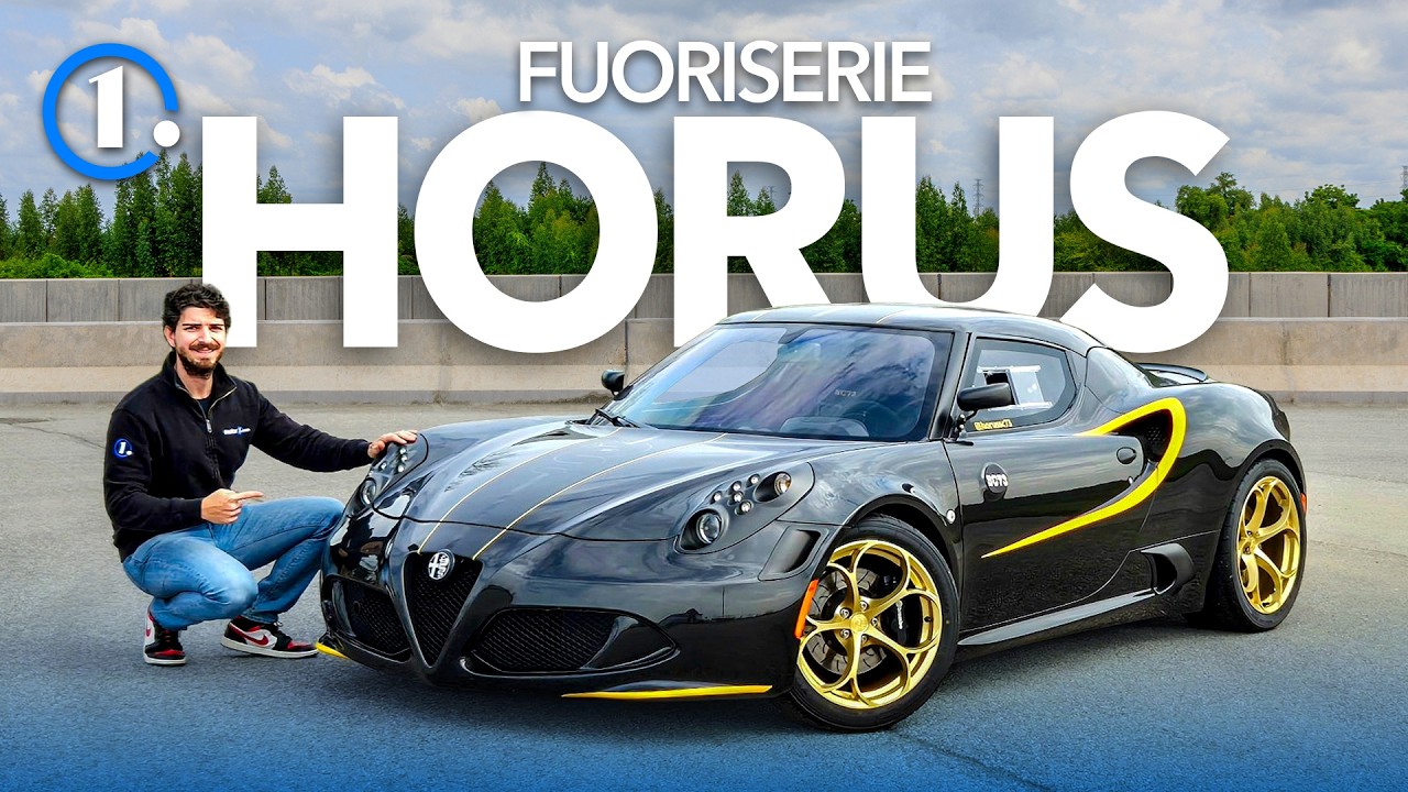Horus SC73: Reimagining the Alfa Romeo 4C: 769 kg, 335 HP - SCARA73