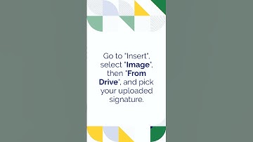 How to add digital Signature in Google Drive