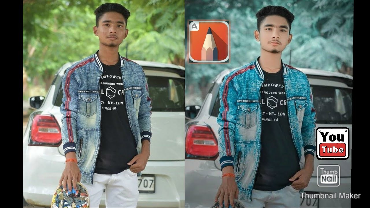 How to smooth and clean Your Face by using Autodesk sketchbook