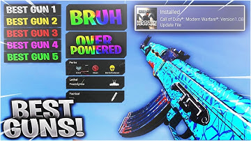 Modern Warfare: NEW 5 Best Guns and Best Class Setups after 1.09 Update (COD MW PS4 Gameplay)