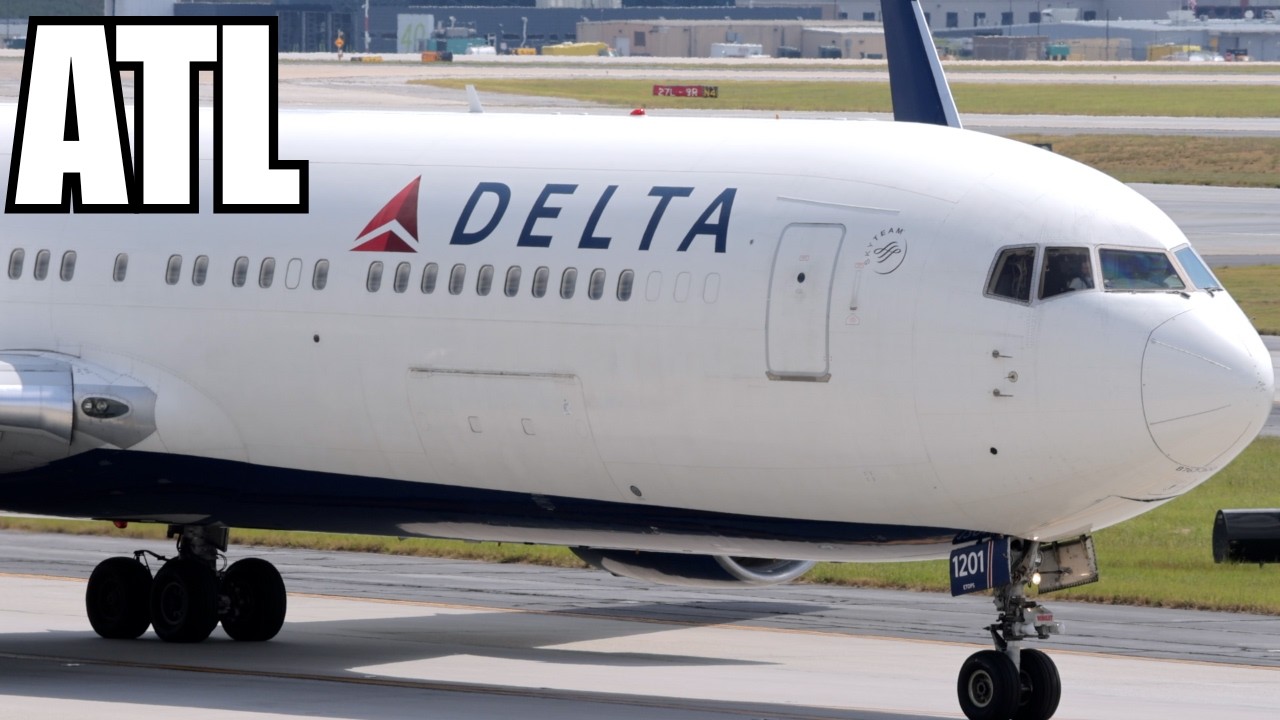 ATL in Motion | 40 Minutes of Planespotting ft. Korean 777 + Delta 757/767 & More! (4K)