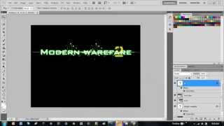 Photoshop CS4 Tutorial ~ Modern Warfare 2 Text/Logo~