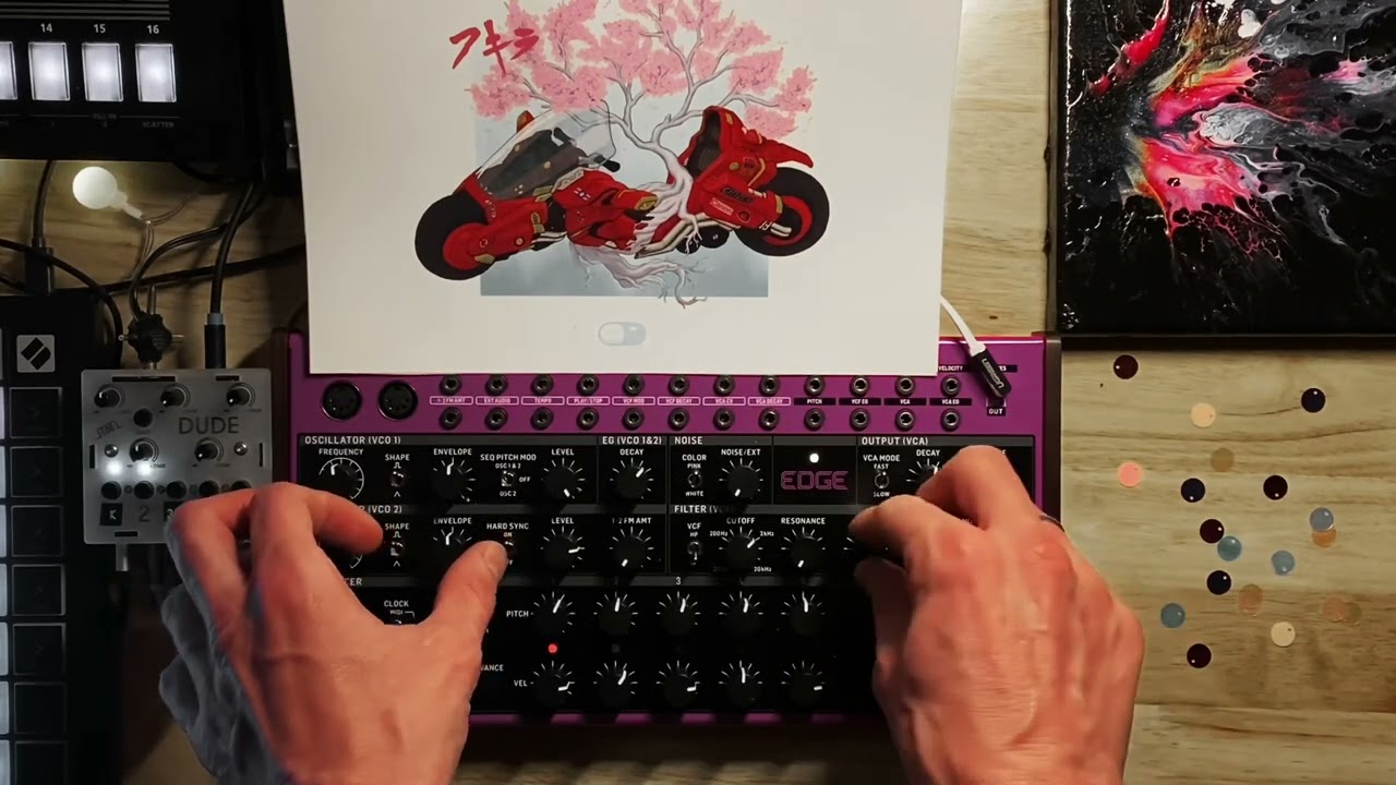 Late night jam session - Behringer EDGE