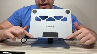BENFEI Laptop Stand with USB C 6in1 Docking Station, HDMI 4K@60Hz,Gigabit Ethernet Review