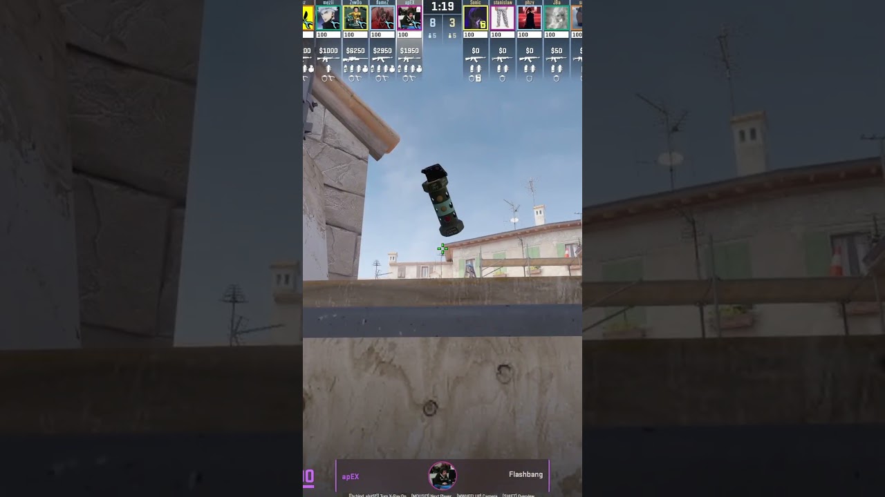 apEX’s Inferno Banana Control from Coffins (CT Side)