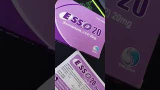 Esso 20 mg Tablet | Gas, Acidity, Ulcer Ka Ilaj | Uses, Side Effects, Dose in Urdu/Hindi"