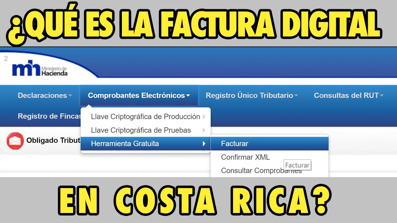 Lo Que Debe Saber Sobre la Factura Electrónica en Costa Rica. YouTube