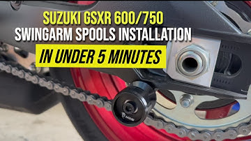 How To Install Swingarm Spools For Suzuki GSXR 600 / GSXR 750