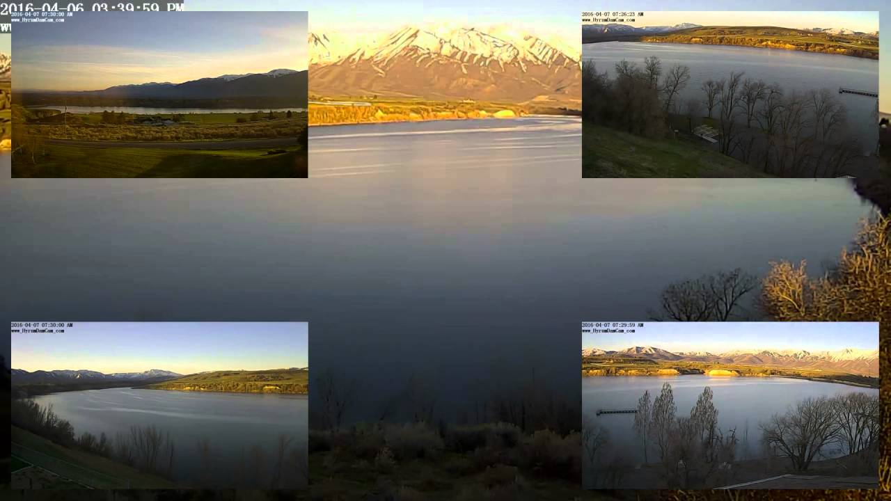 Hyrum Dam Cam 20160407 All Cameras YouTube