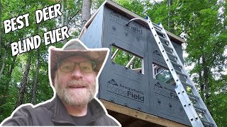 Building The Best Deer Blind Ever!