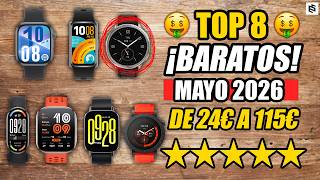 ✅Los 8 MEJORES SMARTWATCH BARATOS en 2026 | De 24€ a 115€