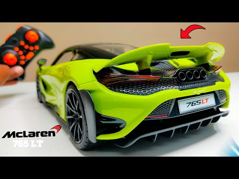 RC Officially Licensed McLaren 765LT Sports Car Unboxing & testing – Chatpat toy tv