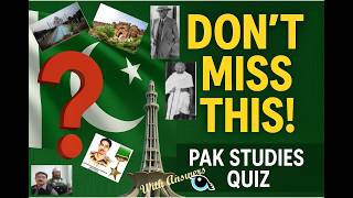 Pak.Study/History/Geography Quizes with answers.26-35Vid