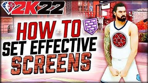 NBA 2K22 How to Pick and Roll & How to Set Screens !