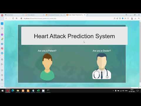 Heart Attack Risk Prediction Using Machine Learning | Machine Learning Algorithms | Python | PHP