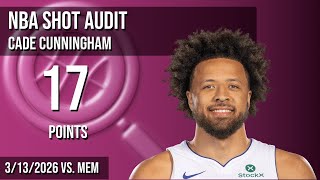 Cade Cunningham 17 Pts Vs. Grizzlies