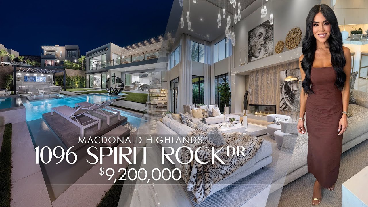 1096 Spirit Rock Dr. Macdonald Highlands Christopher Homes starting at $5,000,000 Las Vegas Luxury