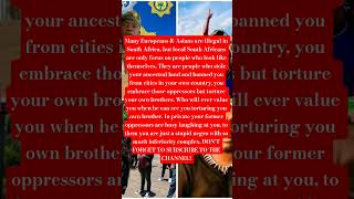 South African brothers, emancipate yourselves from mental slavery! #southafrica #africa #xenophobia