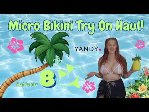 HUGE Micro Bikini Try On Haul! How Small Can They Get? Feat: DOSSIER