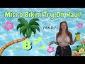 HUGE Micro Bikini Try On Haul! How Small Can They Get? Feat: DOSSIER