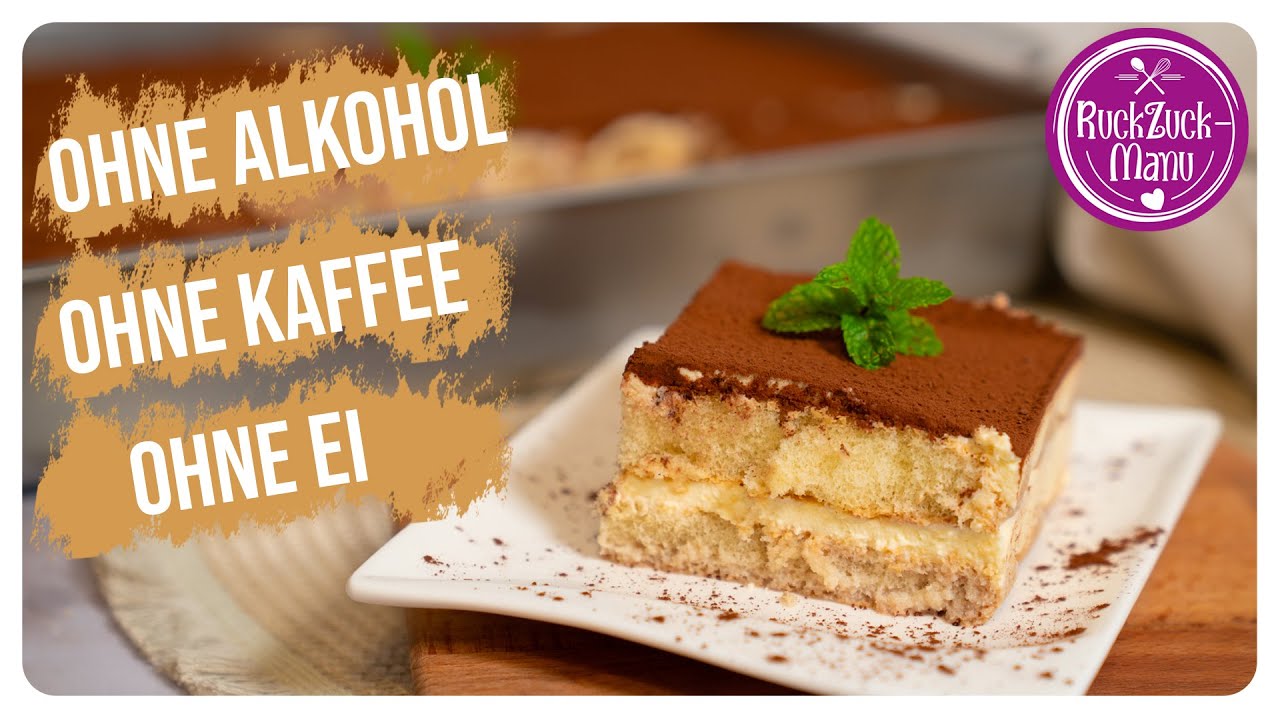 Kinderfreundliches Tiramisu 😋 ohne Alkohol, ohne Kaffee, ohne Ei 😍Thermomix® TM5/TM6