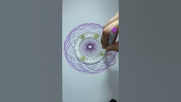 Huge Spirograph ASMR Art | Mesmerizing Colors & Sounds! #art #shorts #spirograph #satisfying #asmr