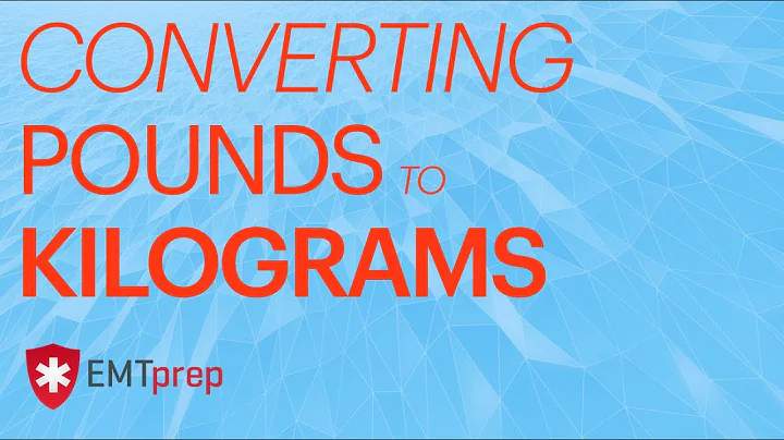 Med Math - Converting Pounds to Kilograms - EMTprep.com